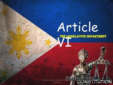 The Legislative Department (Article VI, Philippine Constitution): .
